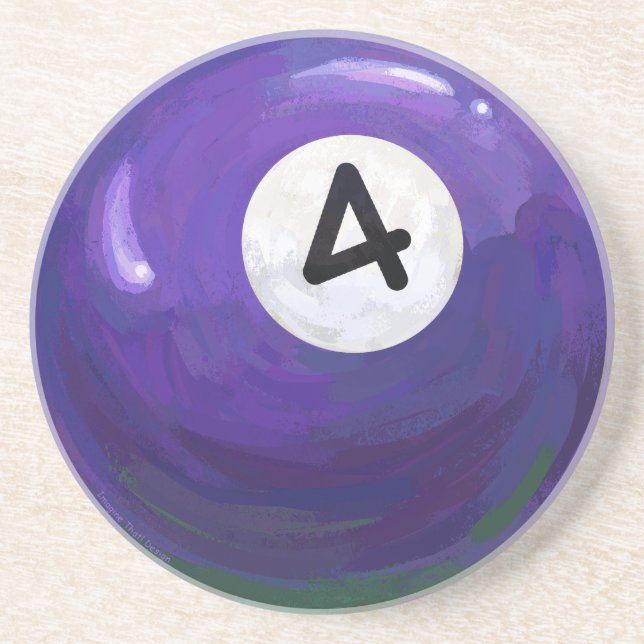 Porta-copos De Arenito 4 Ball (Frente)