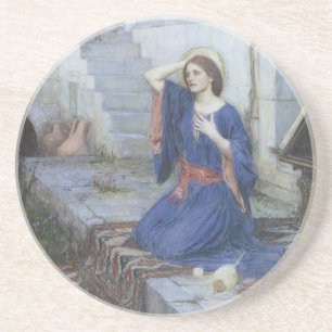 Porta-copos De Arenito A Anunciação por John William Waterhouse