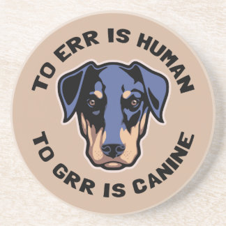 Porta-copos De Arenito A Grr é canino