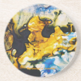 Porta-copos De Arenito Abaixo - - vidro tinta