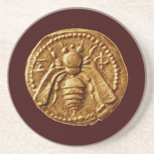 PORTA-COPOS DE ARENITO ABELHA DO MEL, APICULTOR