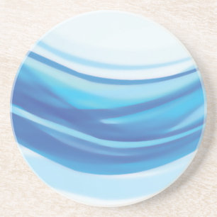 PORTA-COPOS DE ARENITO ABSTRATO BLUE WHITE DIGITAL SWIRLS LEGAL DIGITAL B