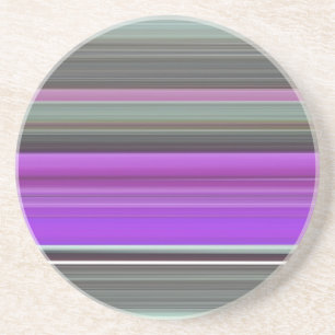 Porta-copos De Arenito Abstrato nº 1: Roxo e cinzas