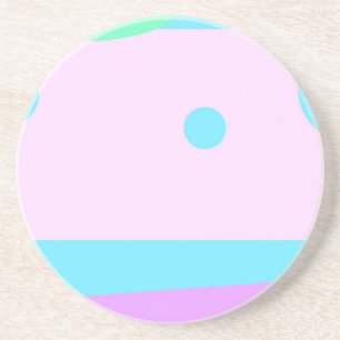 Porta-copos De Arenito Abstrato Paisagem