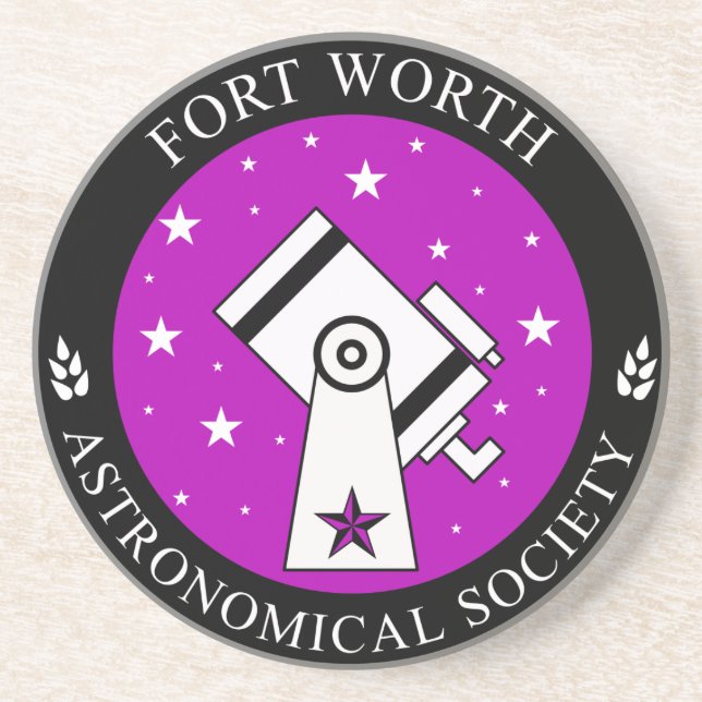 Porta copos de arenito Acrídrico FWAS - Sem Panter (Frente)