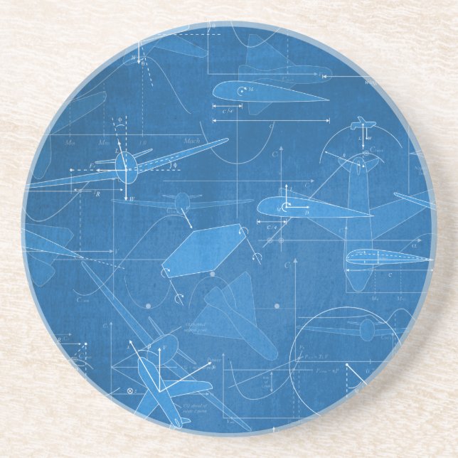 Porta-copos De Arenito Aerodinâmica (Frente)