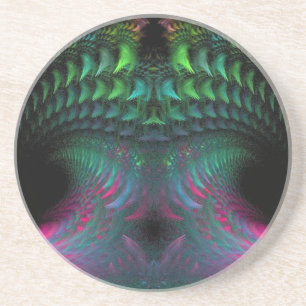 Porta-copos De Arenito Água-viva digital