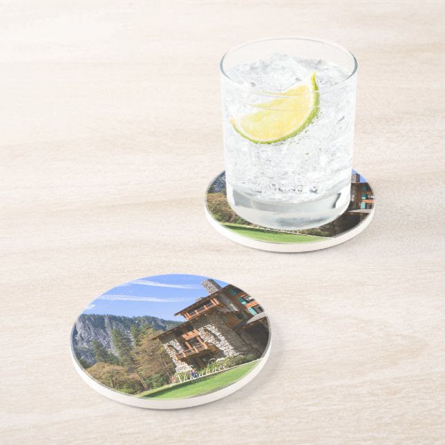 Porta-copos De Arenito Ahwahnee (Lateral)