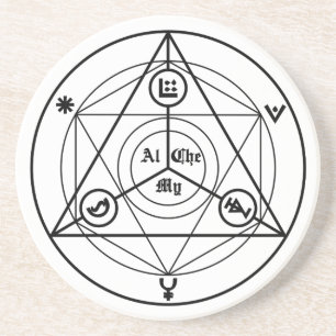 Porta-copos De Arenito Alchemy manifesto