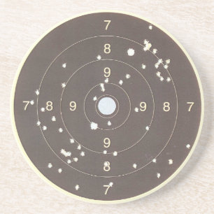 Porta-copos De Arenito Alvo do intervalo de disparo