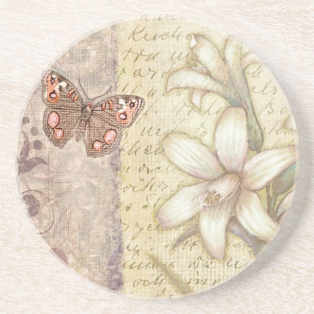 Porta-copos De Arenito Amor (Frente)