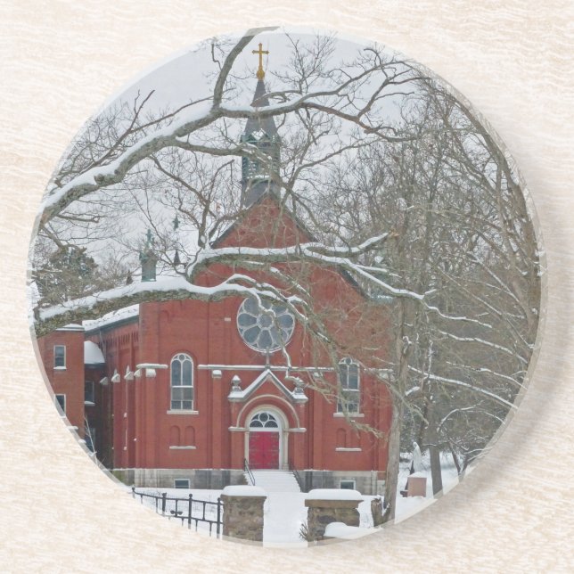 Porta-copos De Arenito Arcadia Academy (Frente)