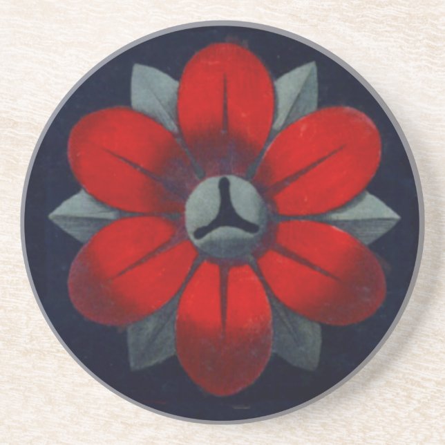 Porta-copos De Arenito Arquitetura n. º 3 (Frente)