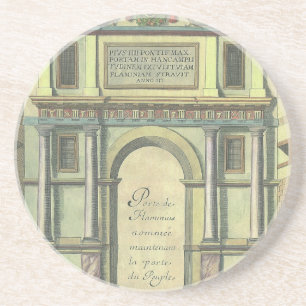 Porta-copos De Arenito Arquitetura Renascentista de entrada da Igreja Vin