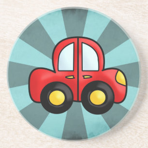 Porta-copos De Arenito Arte Automobilística Clássica Impressão Automotiva