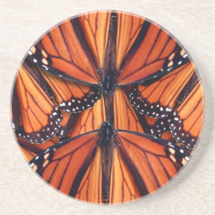 Porta-copos De Arenito arte da borboleta monarca