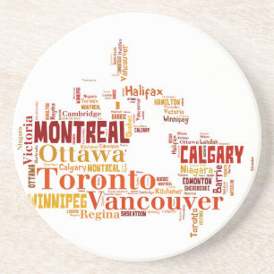 Porta-copos De Arenito Arte nas cidades do Canadá