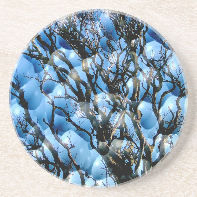 PORTA-COPOS DE ARENITO ÁRVORES (Frente)