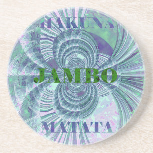 Porta-copos De Arenito Aurora Matata Art Impressão