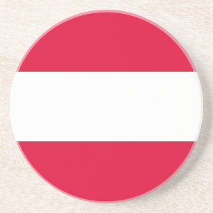 Porta-copos De Arenito Bandeira austríaca