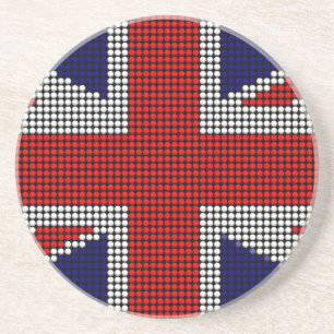 Porta-copos De Arenito bandeira britânica do jack da União