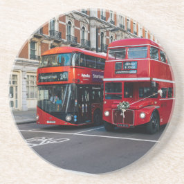 Porta-copos De Arenito Barramento Red Double Decker