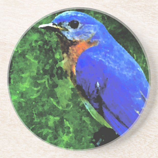 Porta-copos De Arenito Bluebird (Frente)