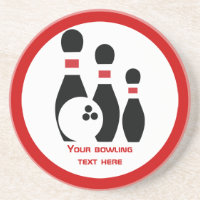 Bola de boliche e pinos personalizados