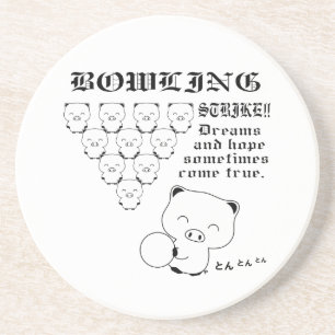 Porta-copos De Arenito Boliche