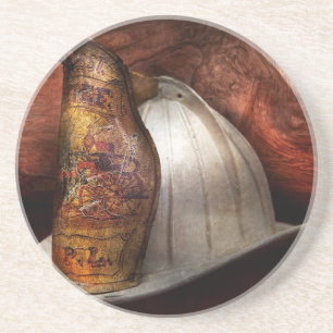 Porta-copos De Arenito Bombeiro - chefe dos bombeiros