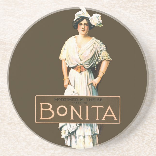 Porta-copos De Arenito bonita (Frente)