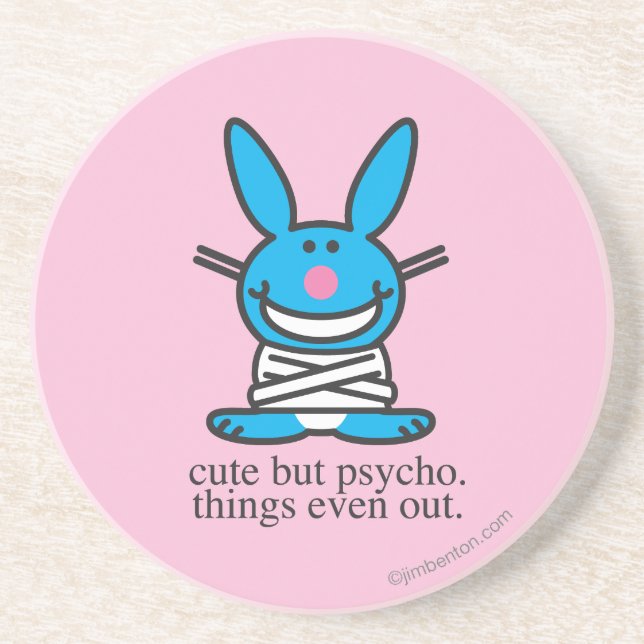 Porta-copos De Arenito Bonito mas psicótico (Frente)