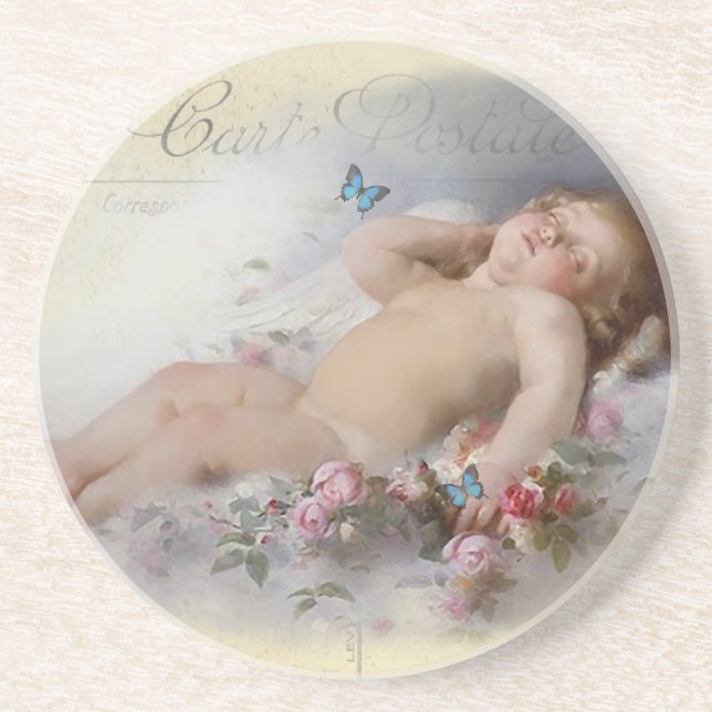 Porta-copos De Arenito Bons sonhos (Frente)