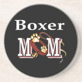 Porta-copos De Arenito Boxer Dog MOM