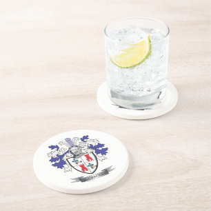 Porta-copos De Arenito Brasão da crista da família de McCracken