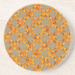 PORTA-COPOS DE ARENITO BURLAP-AND-BAMBOO