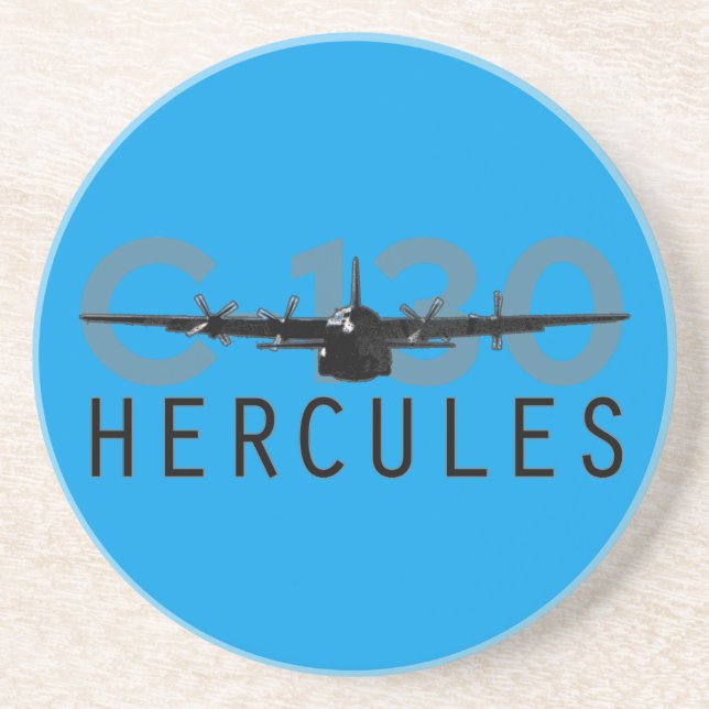 Porta-copos De Arenito C-130 Hercules (Frente)