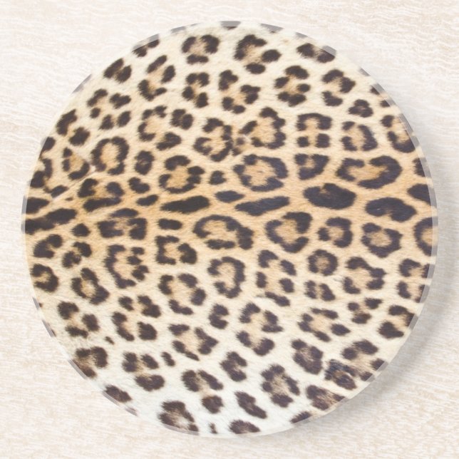 Porta-copos De Arenito Cabelo-leopardo (Frente)