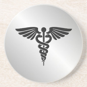 Porta-copos De Arenito Caduco Médico Silver