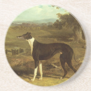 Porta-copos De Arenito Cães, Greyhound e Spaniel, Doutor Fop por Herring