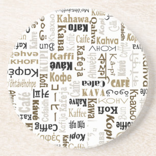 Porta-copos De Arenito Café