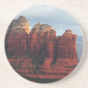 Porta-copos De Arenito Café Pot Rock Nublado em Sedona Arizona