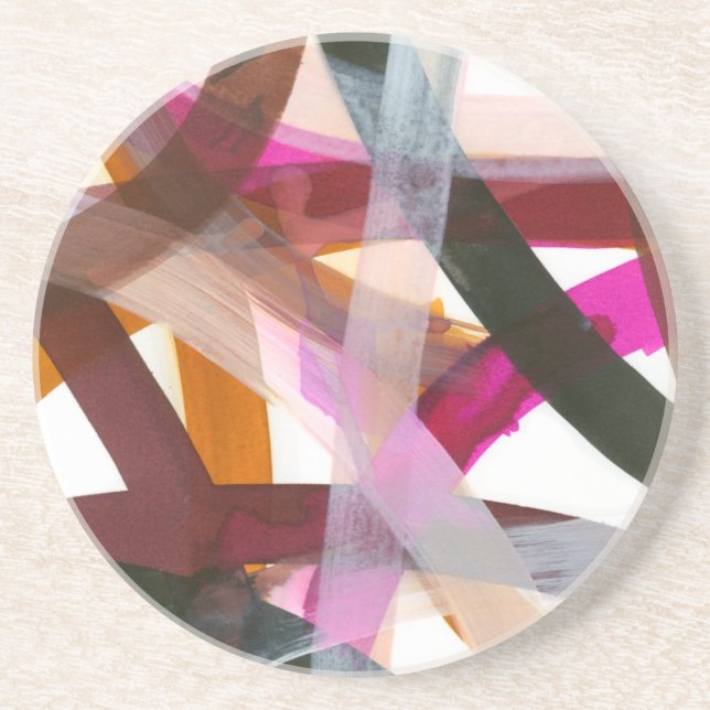 Porta-copos De Arenito Caminho Infinito II (Frente)