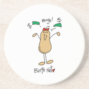 Porta-copos De Arenito Camisetas e Presentes Bingo Nut