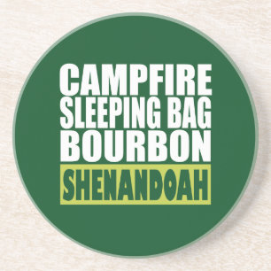 Porta-copos De Arenito Campfire Sleing Bag Bourbon Shenandoah
