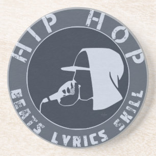 PORTA-COPOS DE ARENITO CARA NO HOODIE QUE BATE NO MIC