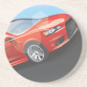 Porta-copos De Arenito Carro desportivo