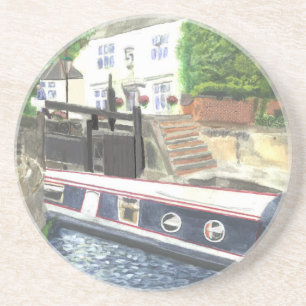 Porta-copos De Arenito Casa de comporta do Canal de Beeston Nottingham