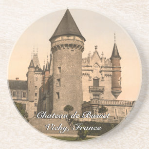 Porta-copos De Arenito Castelo de Busset, perto de Vichy, France