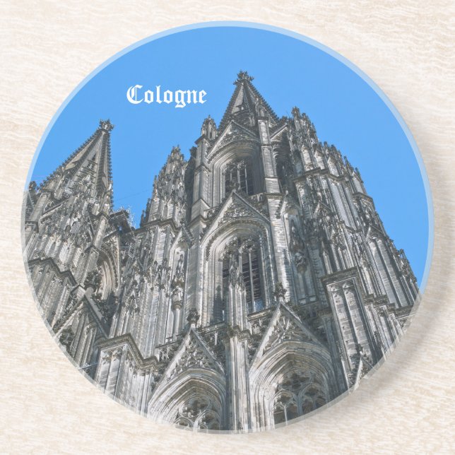 Porta-copos De Arenito Cathedral de Colônia Coaster (Frente)
